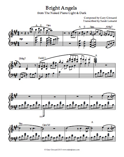 Naked Piano Sheet Music Collection - Volume 2 (PDF 