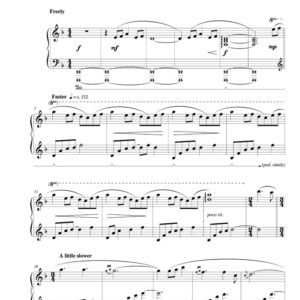 “Mountain Mist” Solo Piano Sheet Music (from The Naked Piano Volume II)