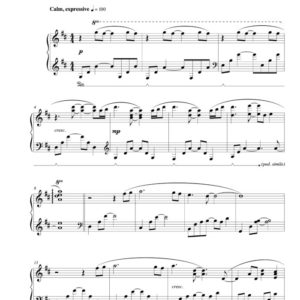 “Sorella” Solo Piano Sheet Music (from The Naked Piano)